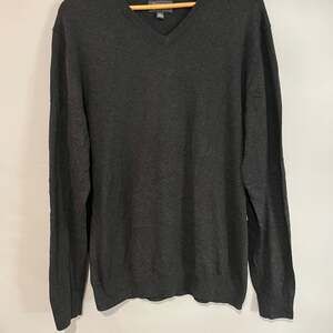 Wallin Bros Sweater Mens XL Gray Cashmere/Cotton blend
